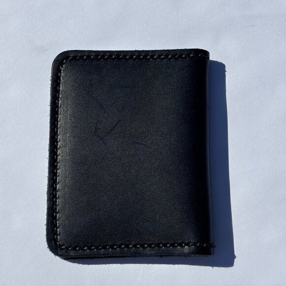 Stickman Leather Compact Small Wallet - Blue/Teal - Picture 4 of 7